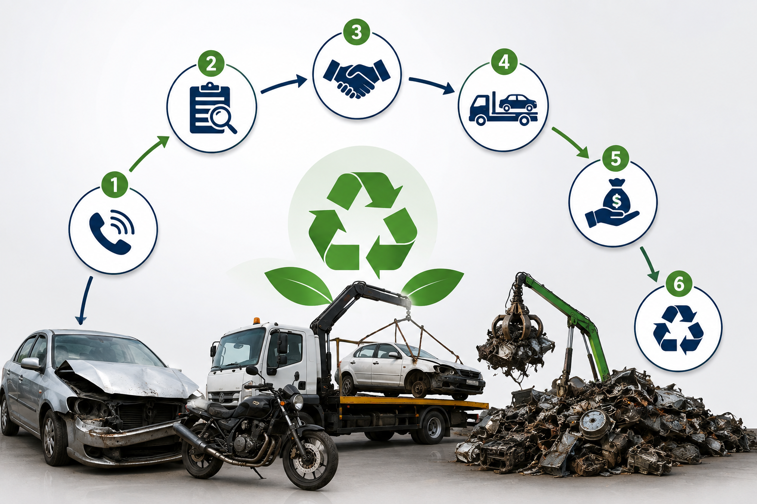 Scrap Vehicle Solution — car and bike pickup